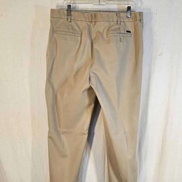 Saddlebred Khaki Casual Dress Slacks Size 38 x 29 -- ITEM #2291 - Picture 3 of 4